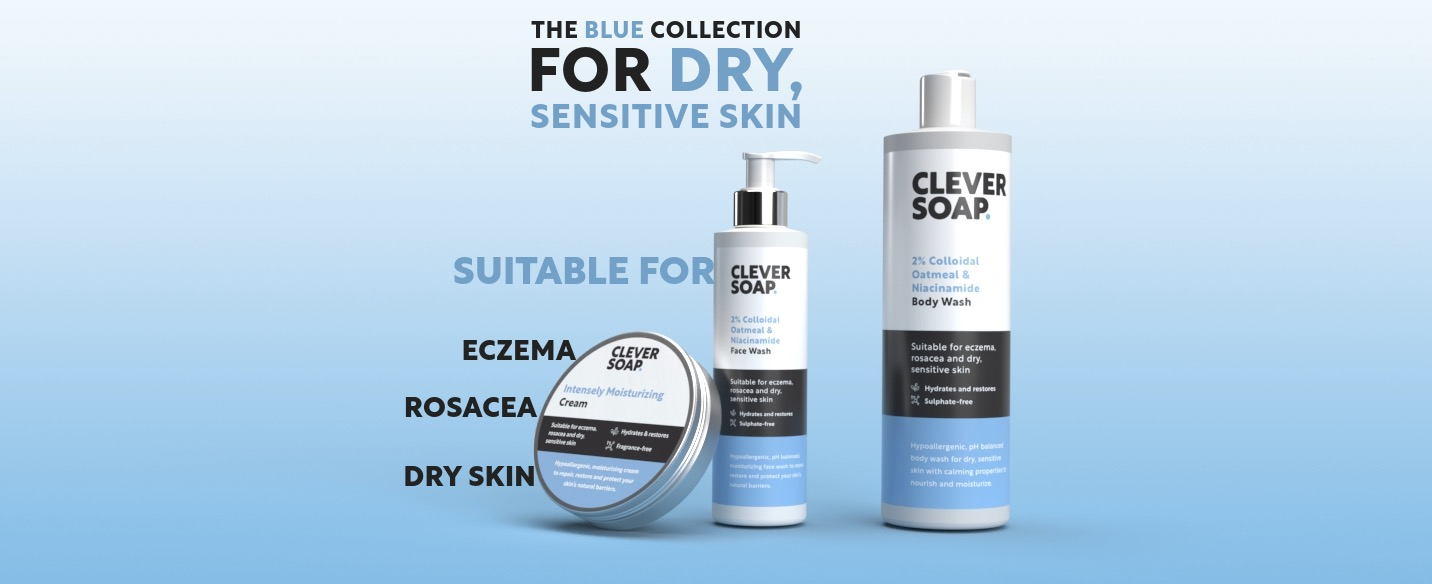 dry skin collection blue