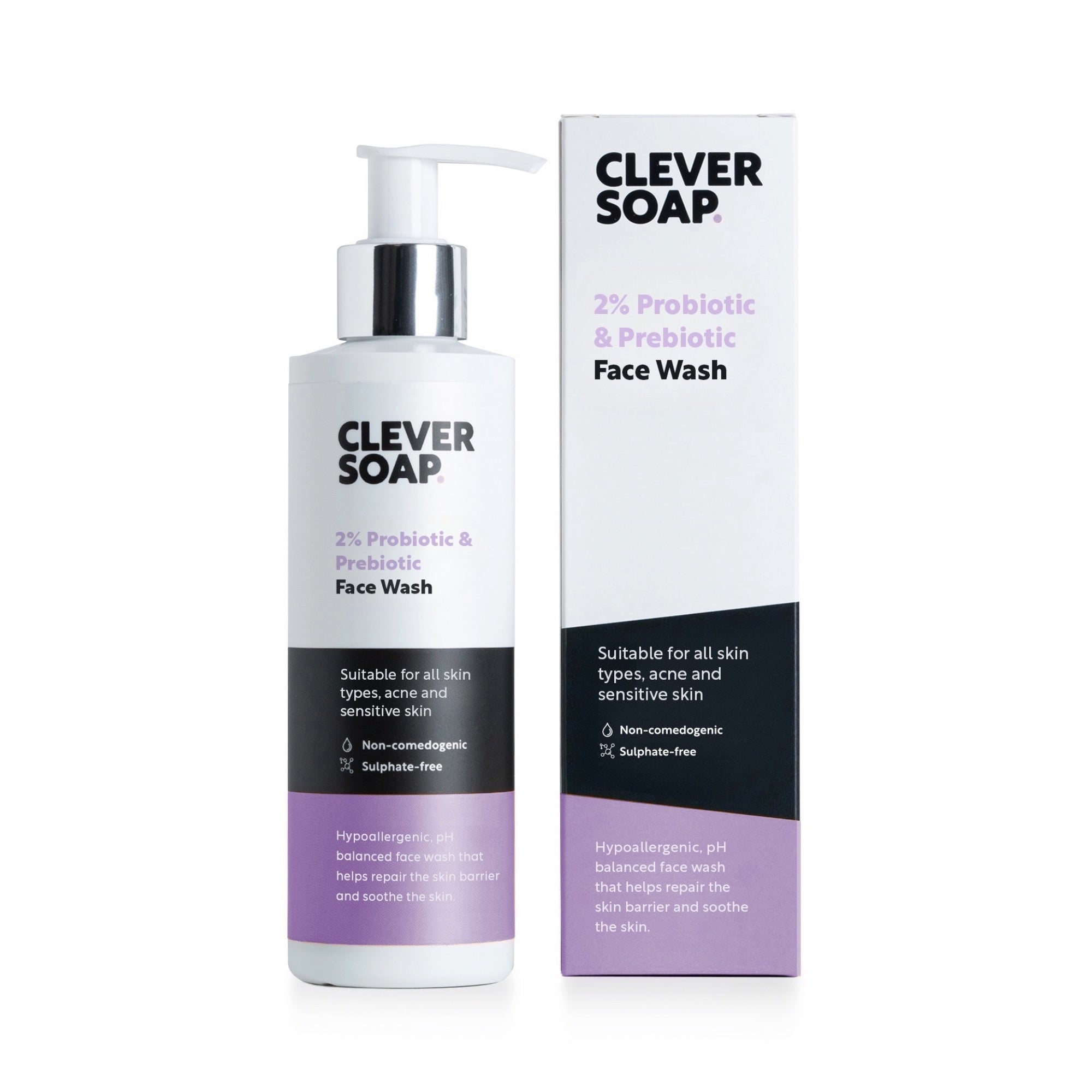 Probiotic & Prebiotic Face Wash - Clever Soap