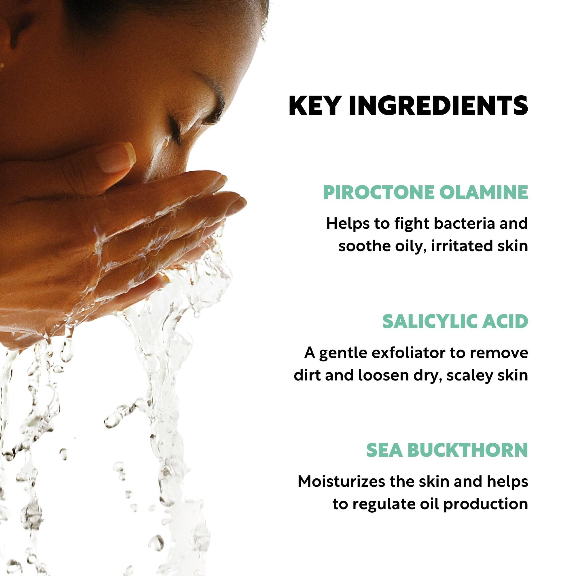 Piroctone Olamine Face Wash Ingredients