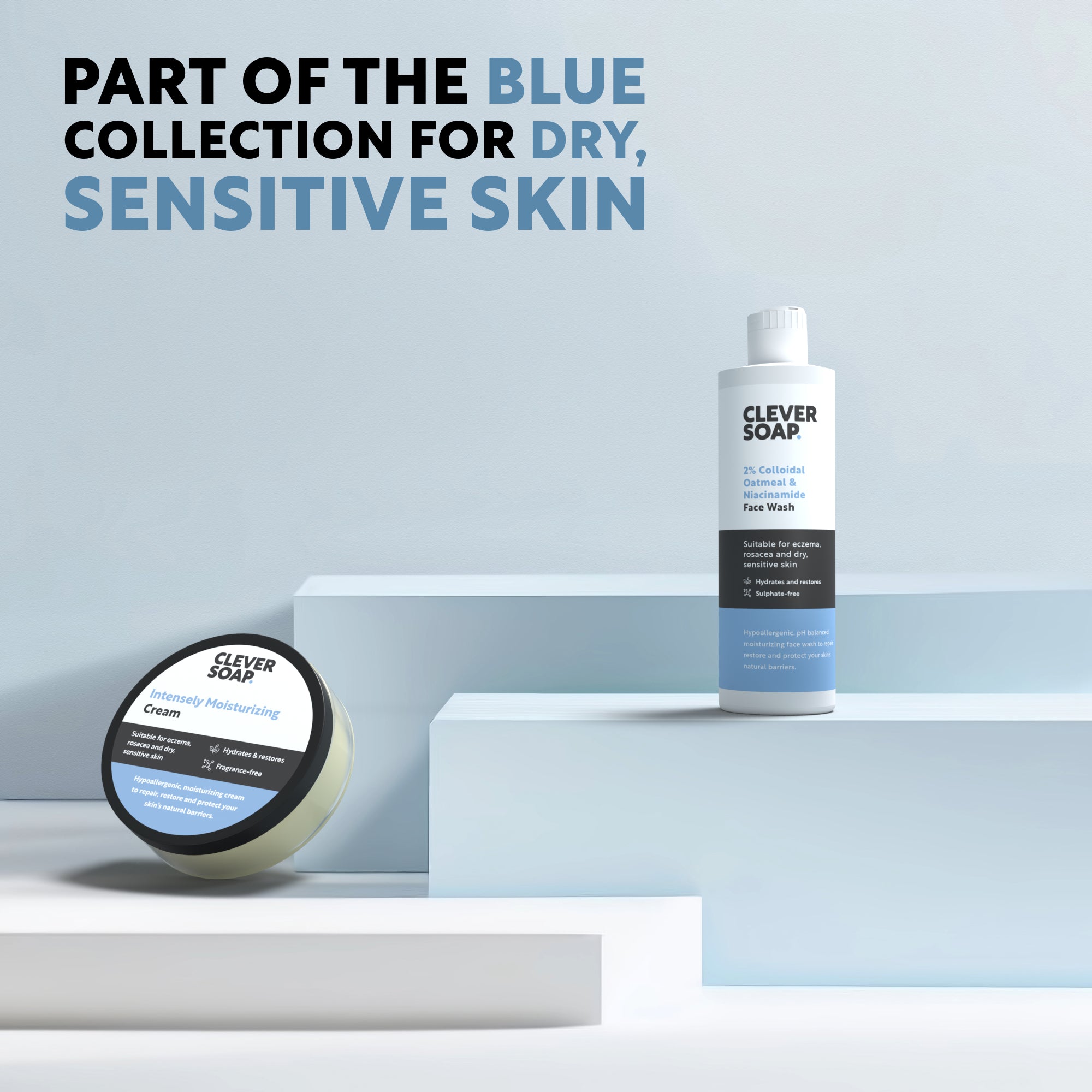 moisturizing cream blue collection