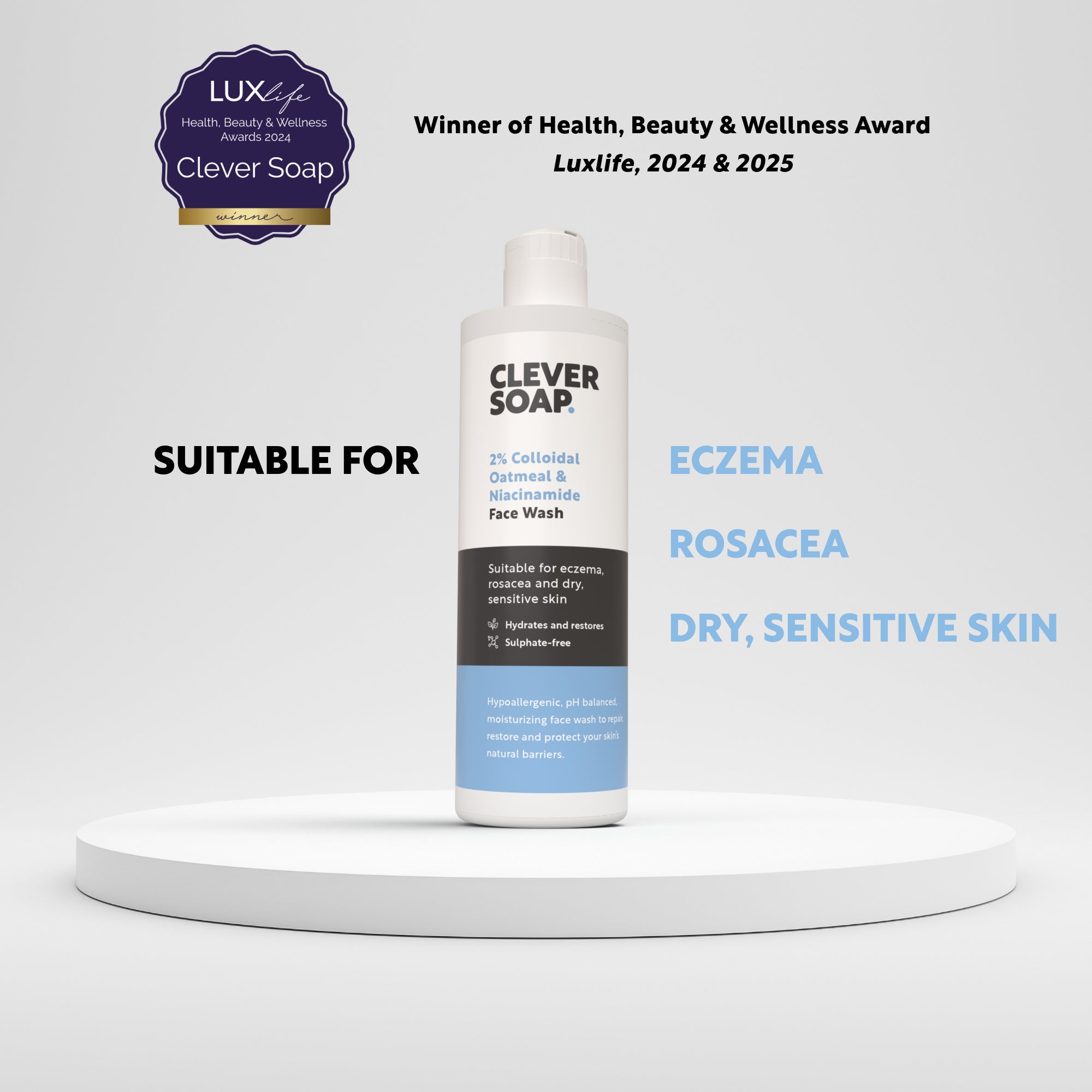 oatmeal face wash suitable