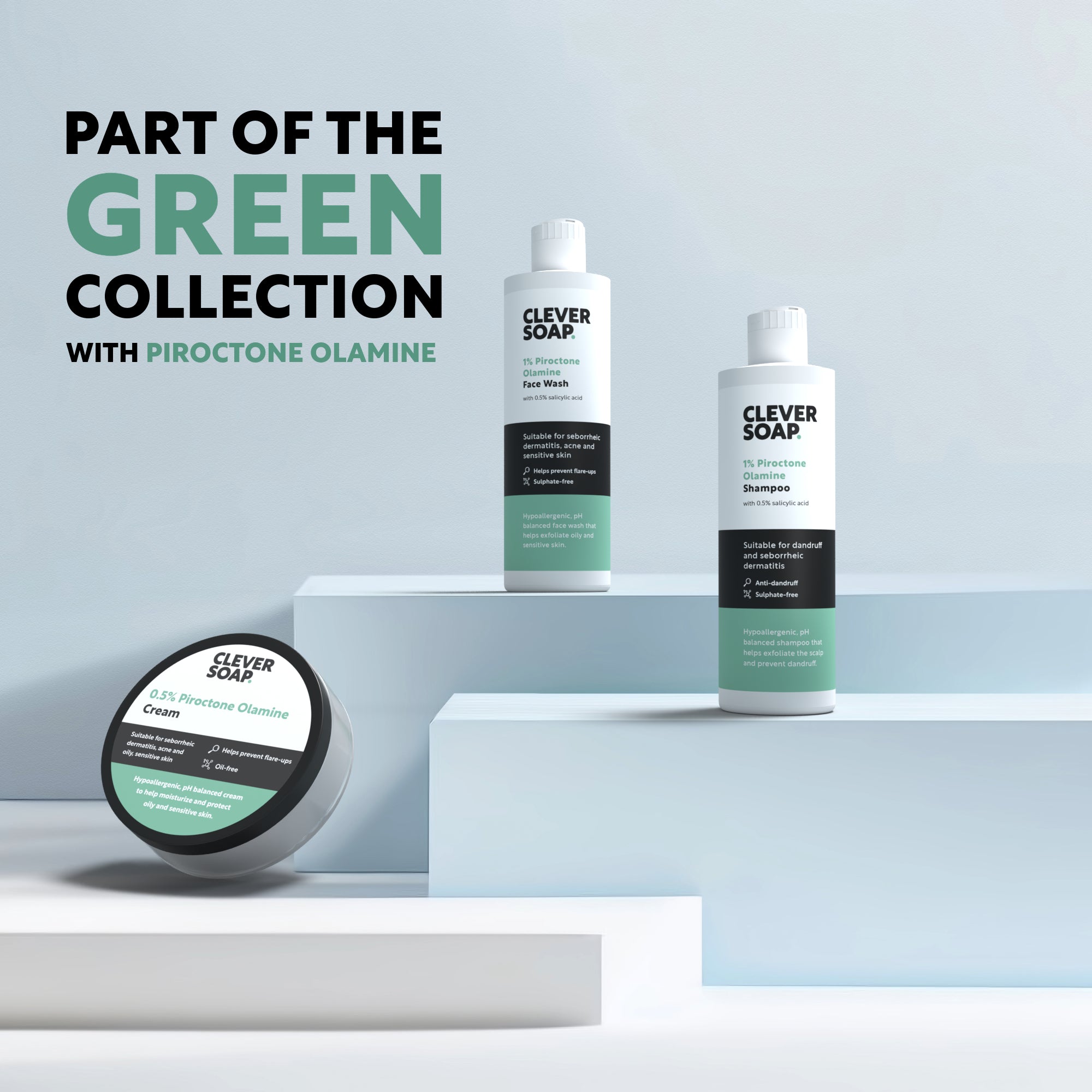 piroctone olamine cream green collection