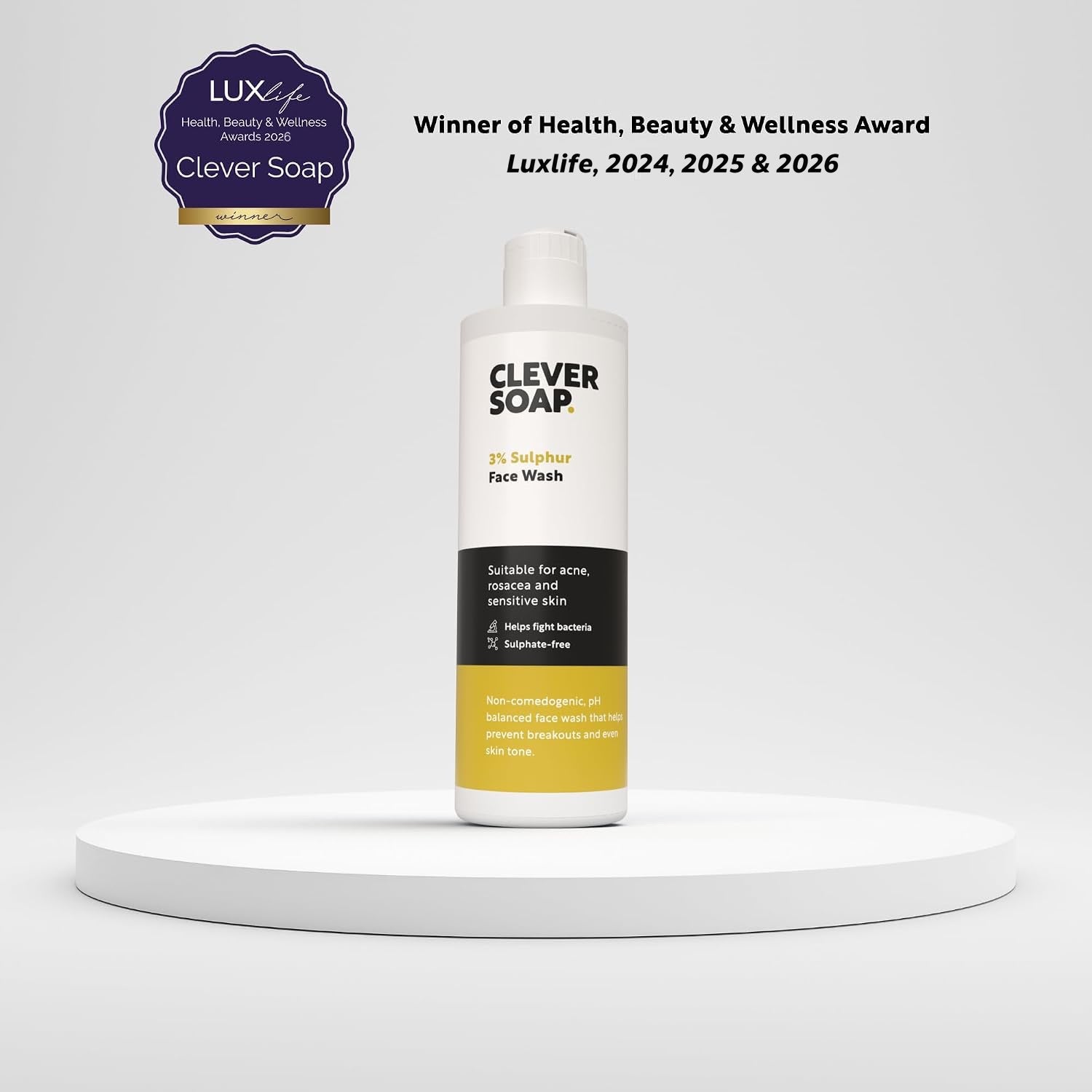 sulphur face wash award